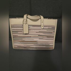 Coach Upwoven Field Tote 30